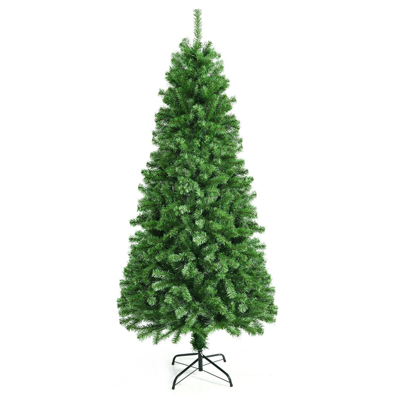 Pre-lit Multi-Colored Fiber Optic Spruce Artificial Christmas Tree